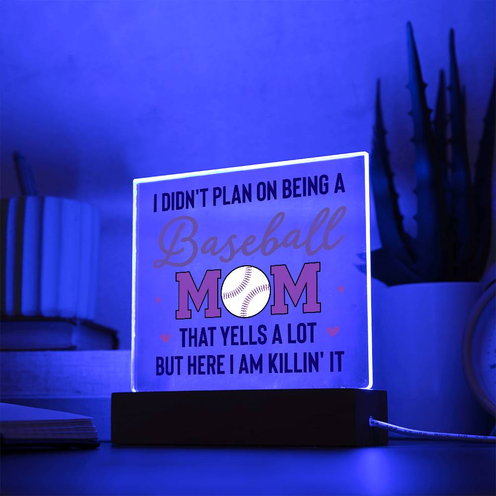 Baseball Mom Acrylic Square