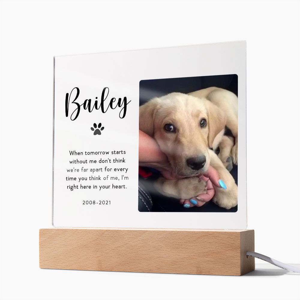 Pet Memorial Plaque