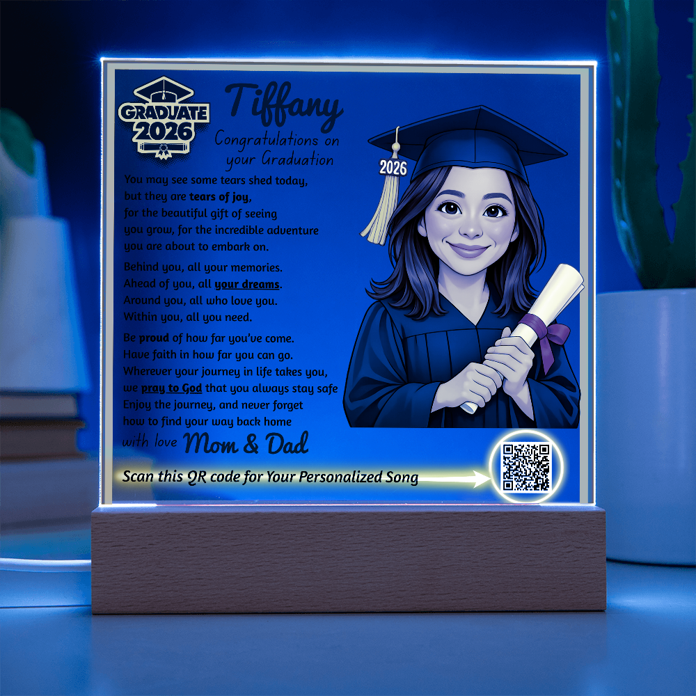 Grad Acrylic for Andrew Vo