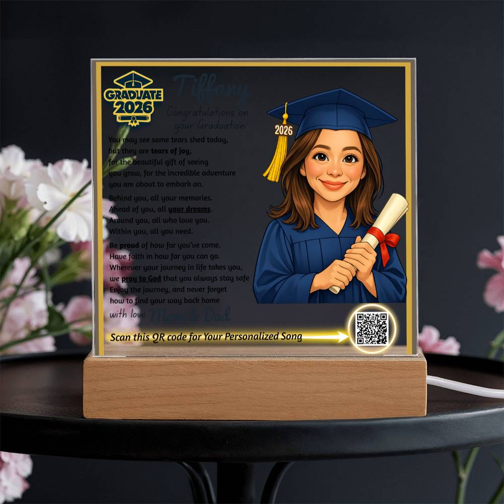 Grad Acrylic for Andrew Vo