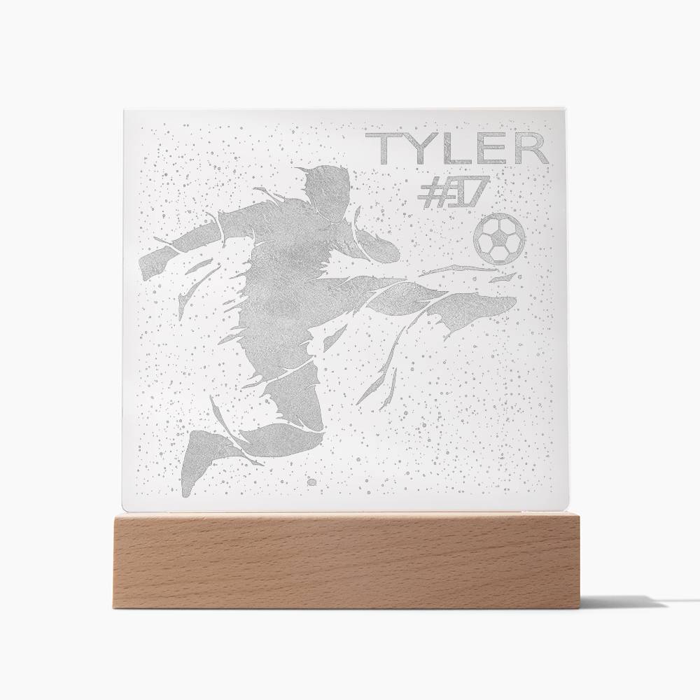 Soccer Acrylic Sign