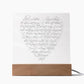 Engraved Acrylic Test 25-Love