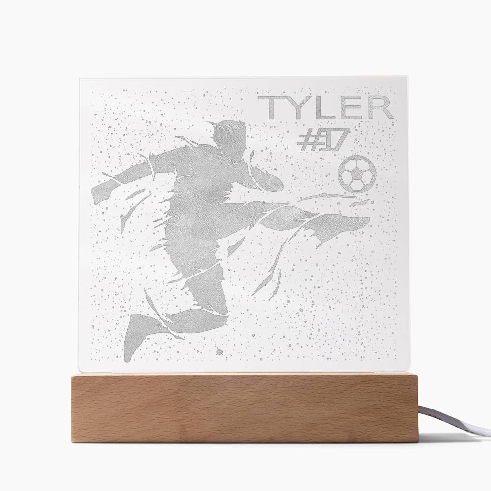 Soccer Acrylic Sign