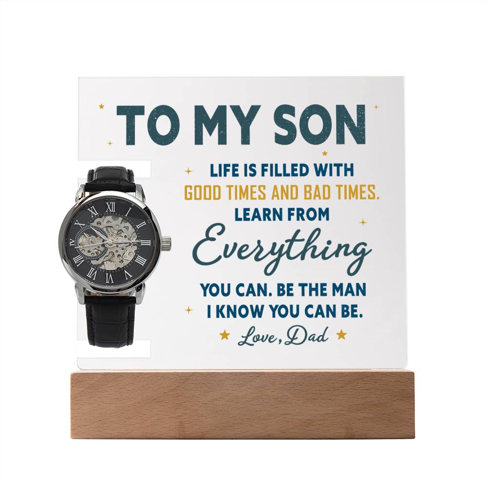 To My Son Test Order