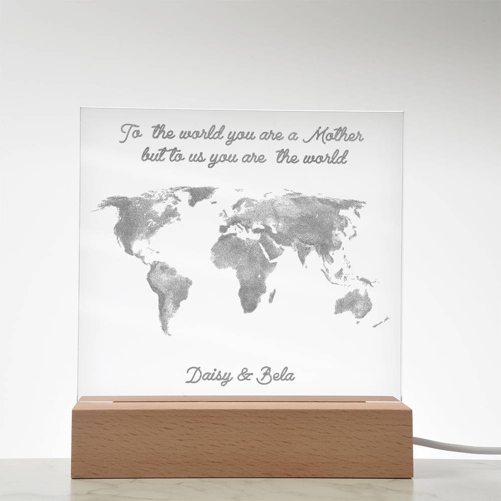 Engraved Acrylic test 8 - map illustration