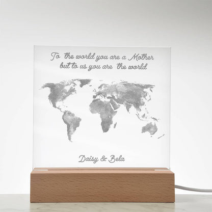 Engraved Acrylic test 8 - map illustration