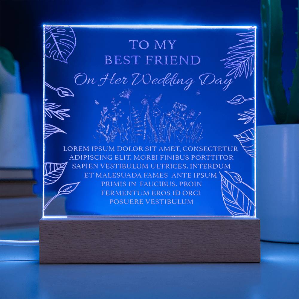 Engraved Acrylic Test - Text & line drawing