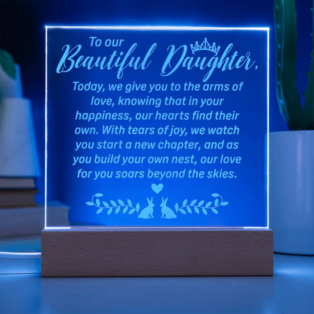 Daughter Engraved Acrylic Square