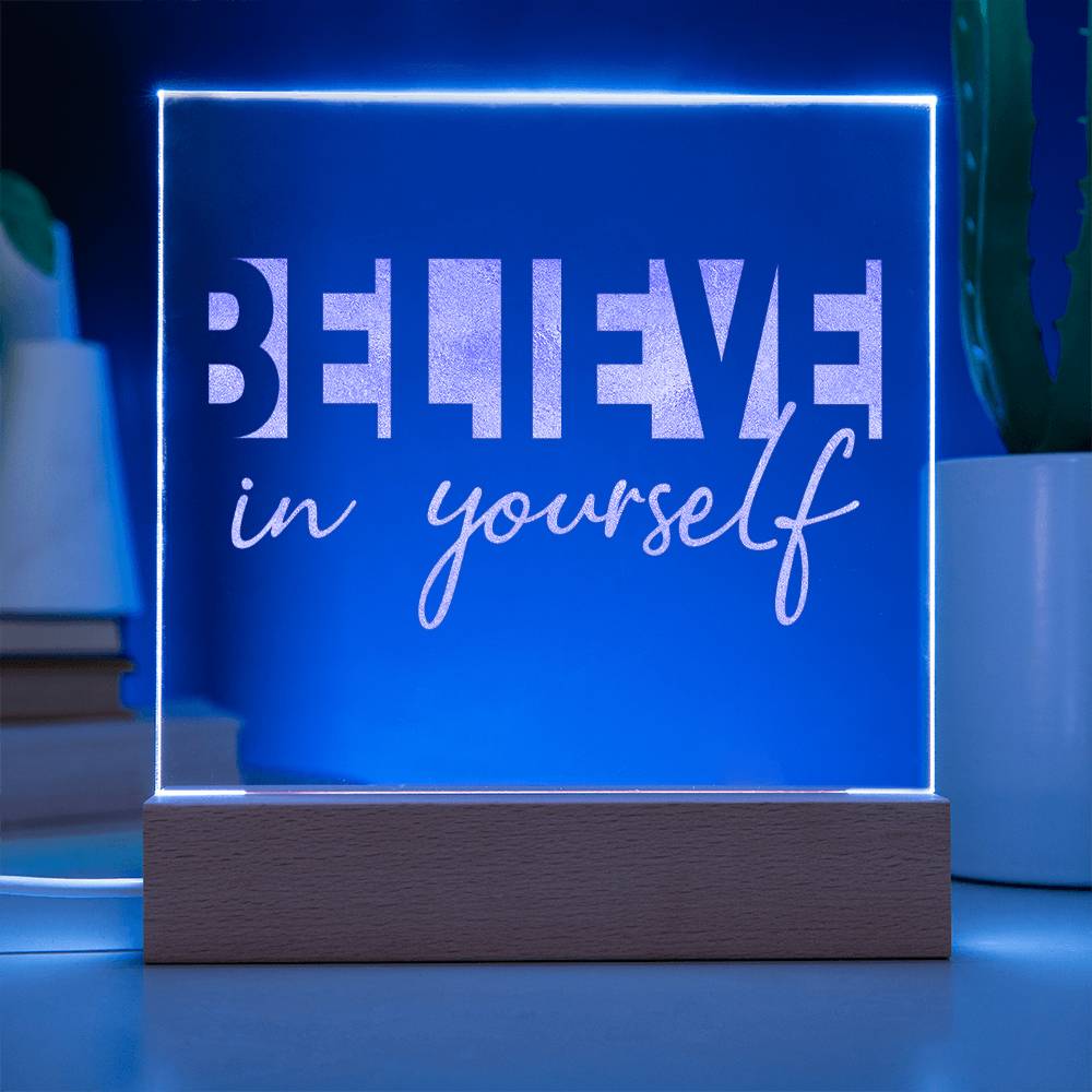 Engraved Acrylic Test 7 - Negative text artwork