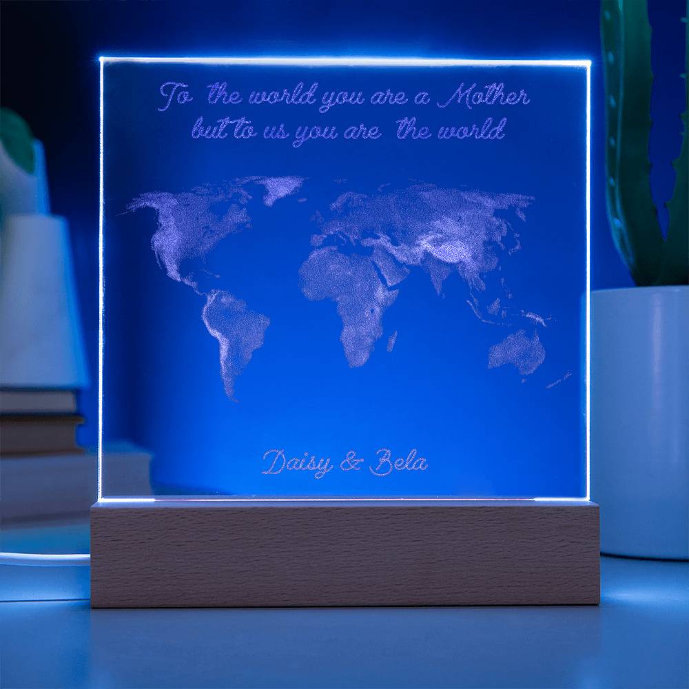 Engraved Acrylic test 8 - map illustration