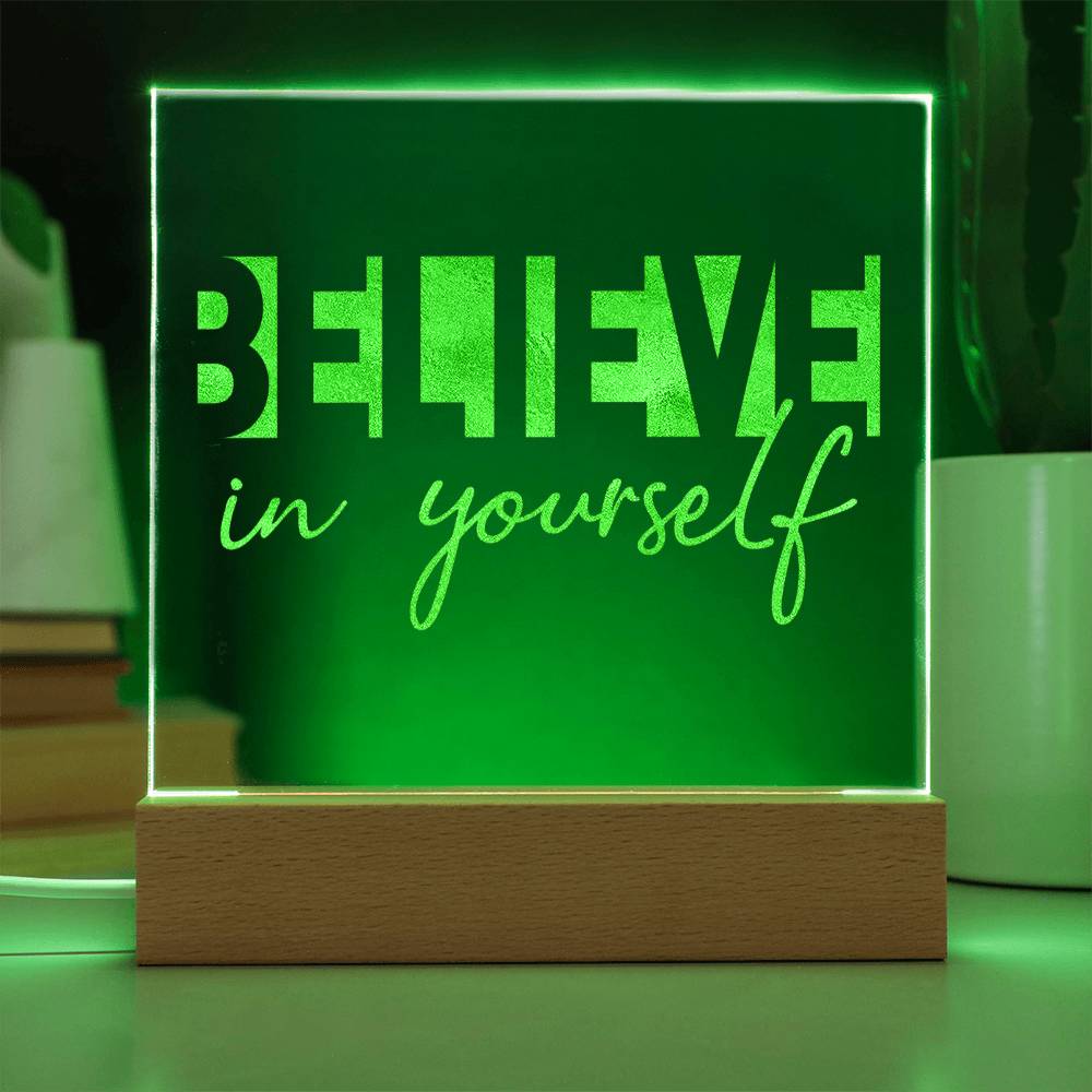 Engraved Acrylic Test 7 - Negative text artwork