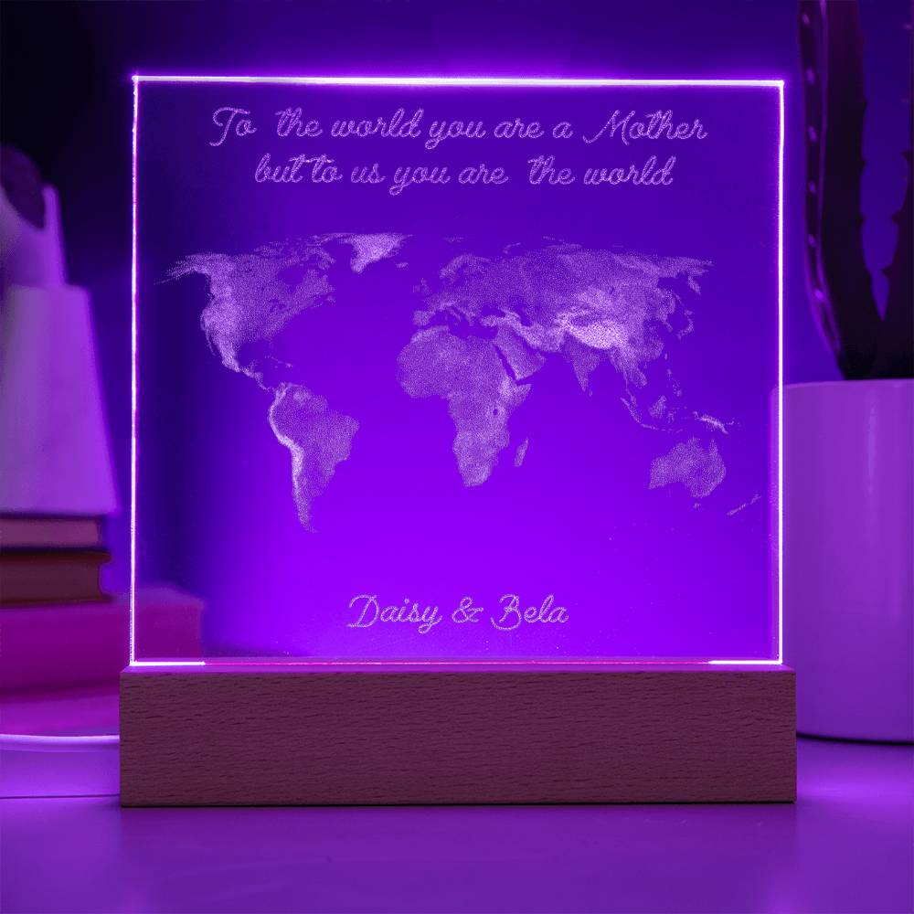 Engraved Acrylic test 8 - map illustration
