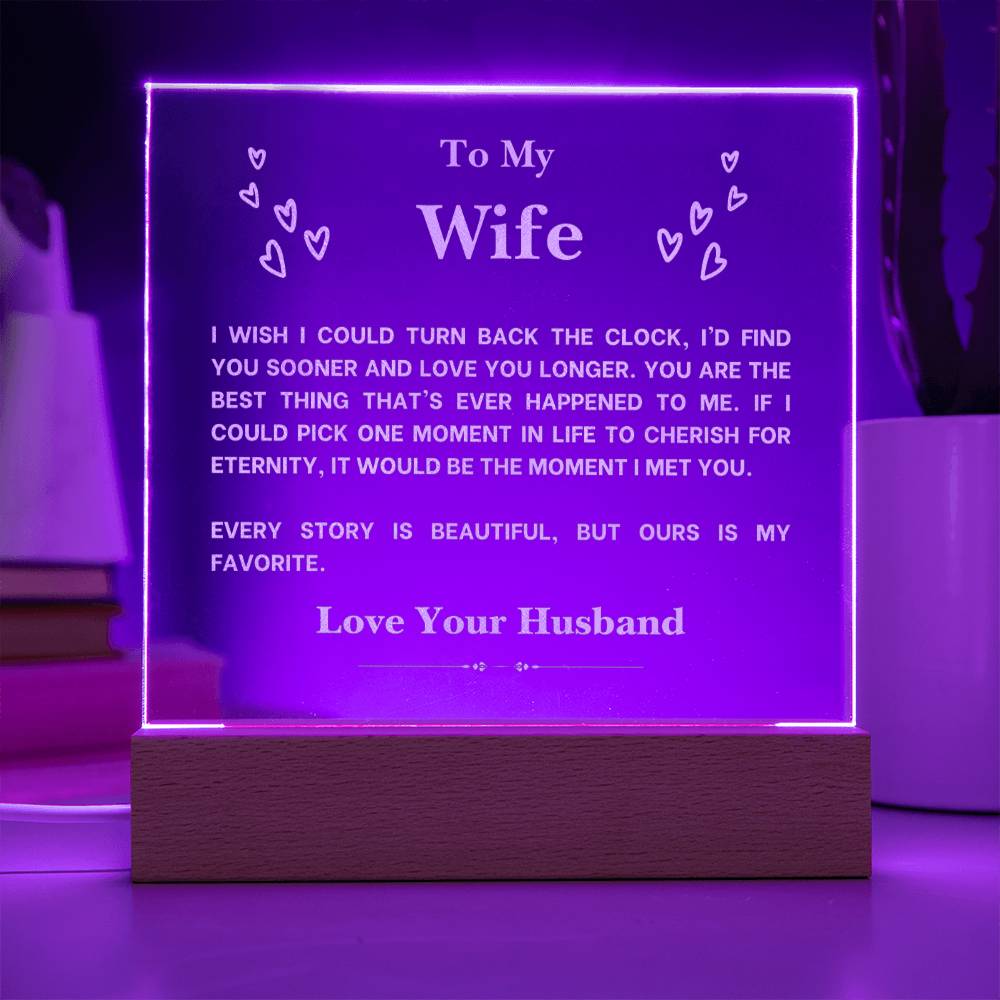 Test Engraved Acrylic - Live Demo