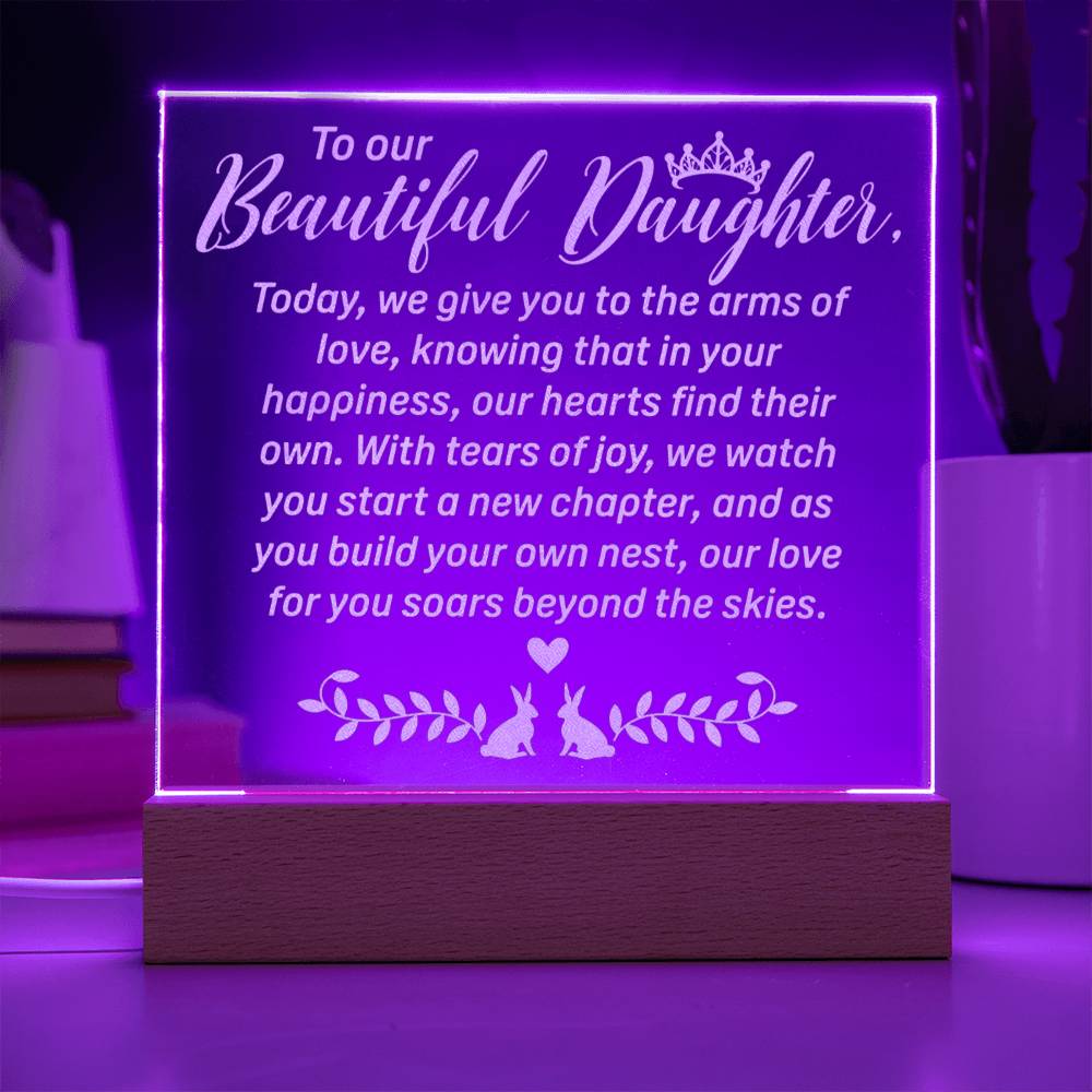 Daughter Engraved Acrylic Square