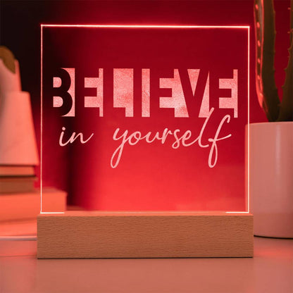 Engraved Acrylic Test 7 - Negative text artwork