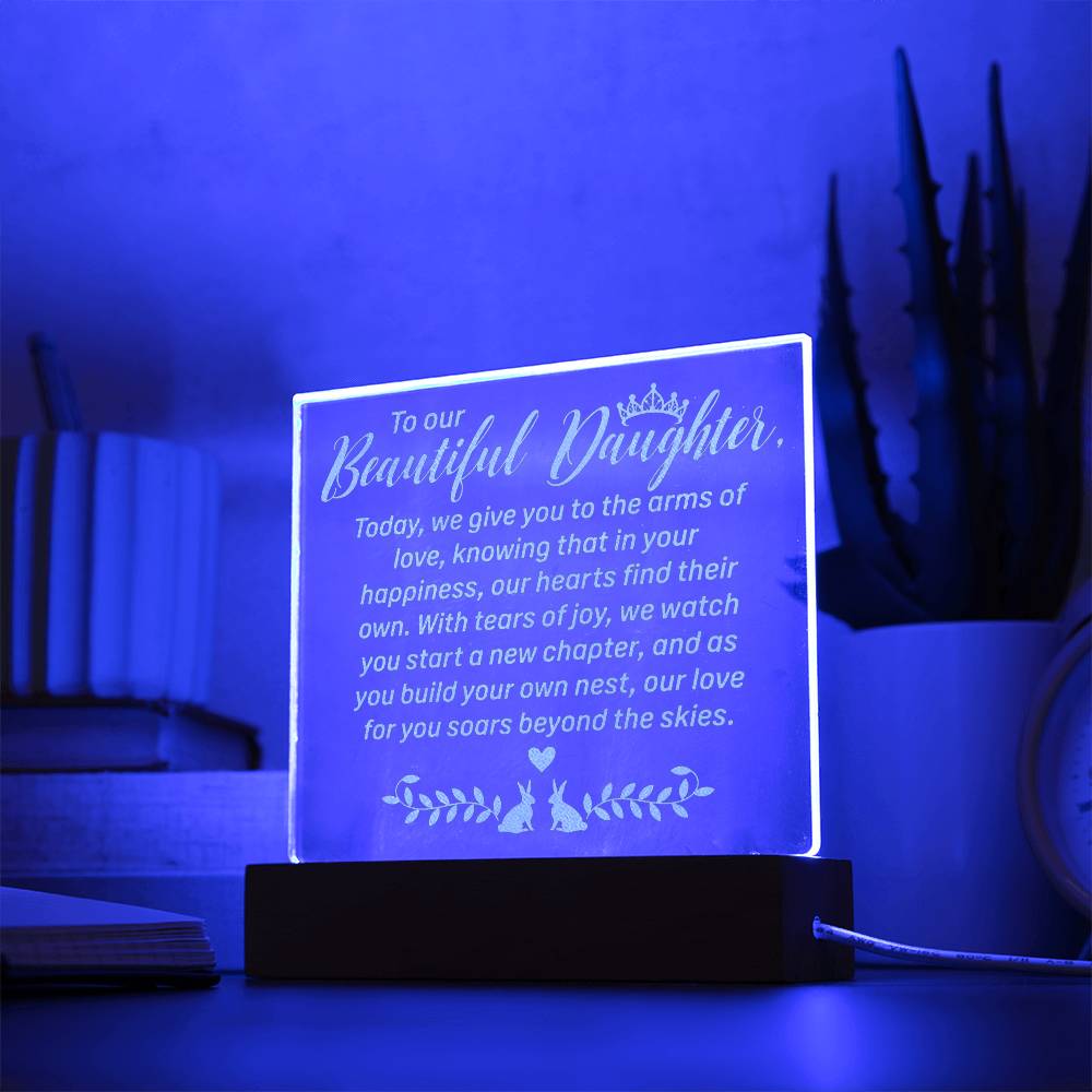 Daughter Engraved Acrylic Square