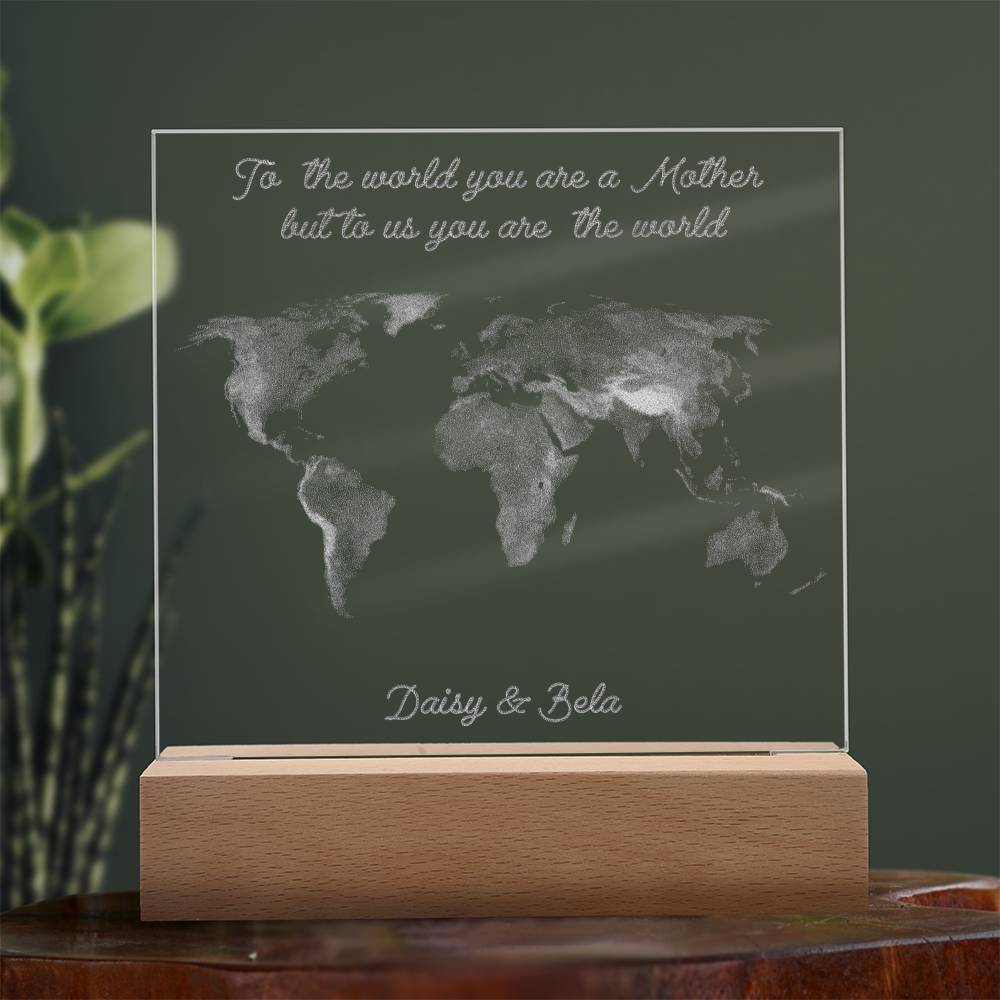 Engraved Acrylic test 8 - map illustration