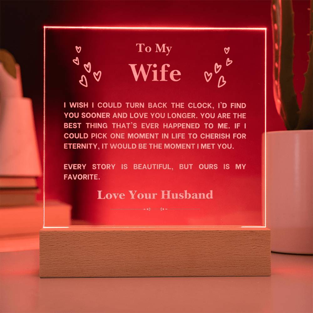 Test Engraved Acrylic - Live Demo