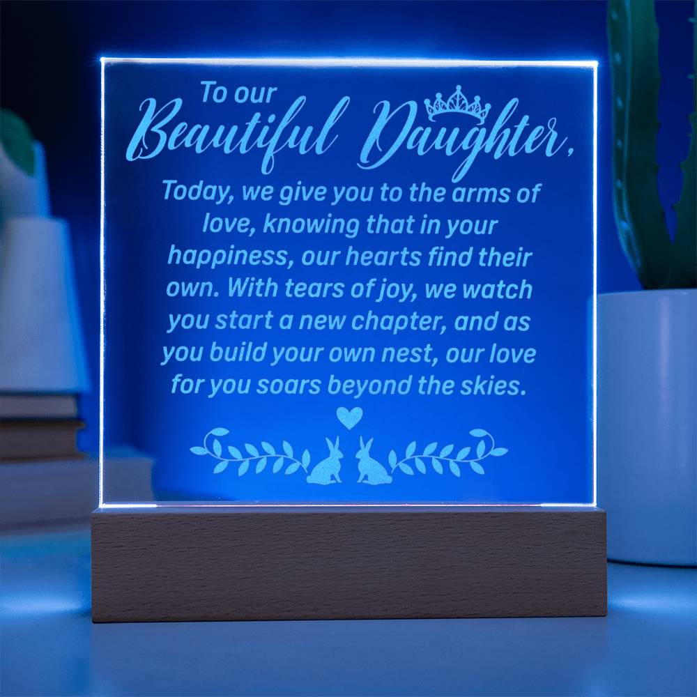 Daughter Engraved Acrylic Square