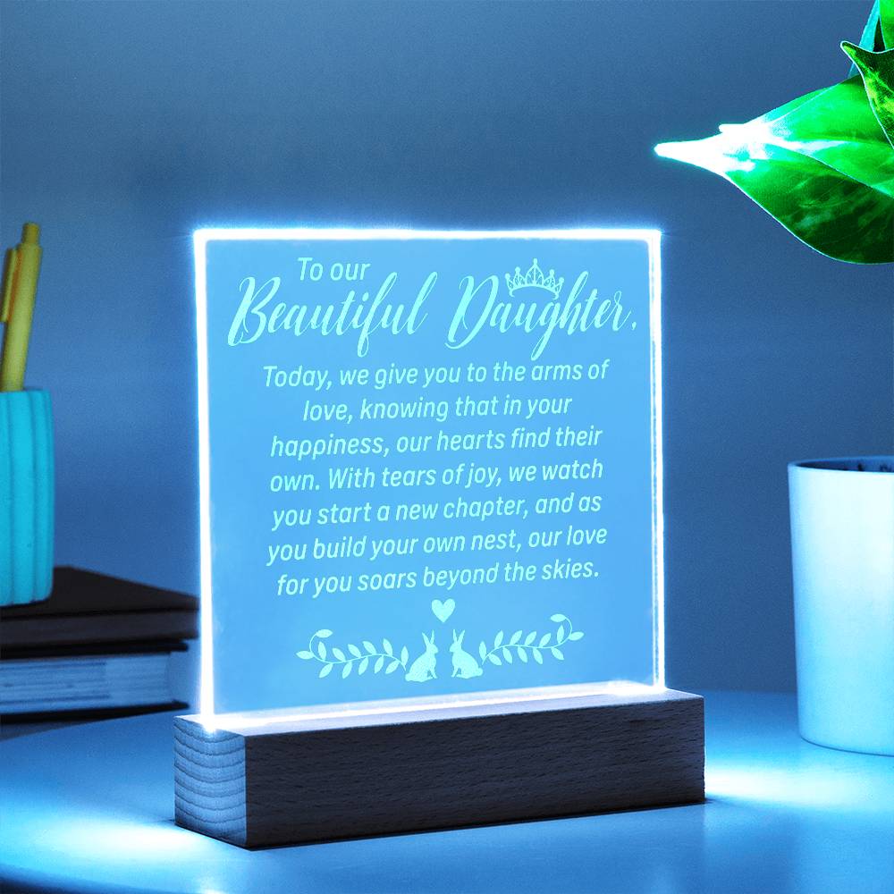 Daughter Engraved Acrylic Square