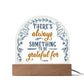 Testing Acrylic Dome Plaque 9/8/23