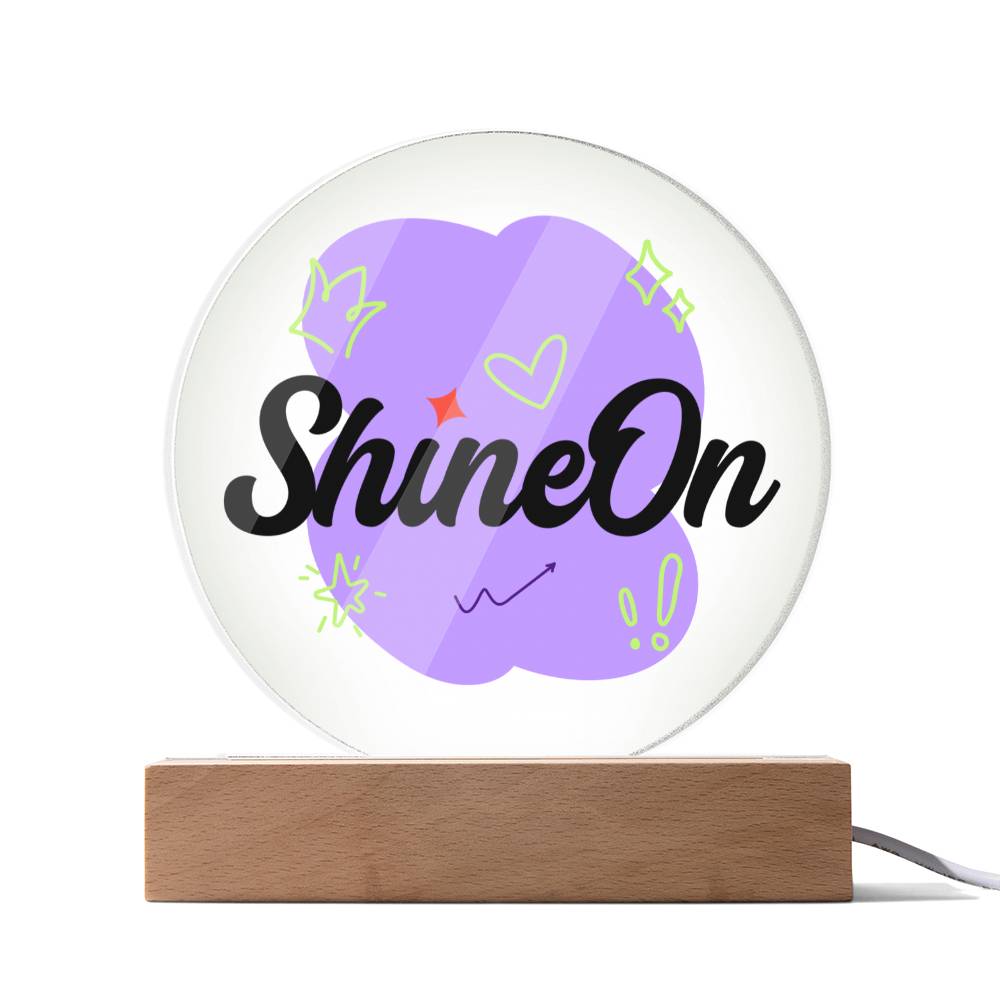 Testing Acrylic Circle Plaque 9/8/23