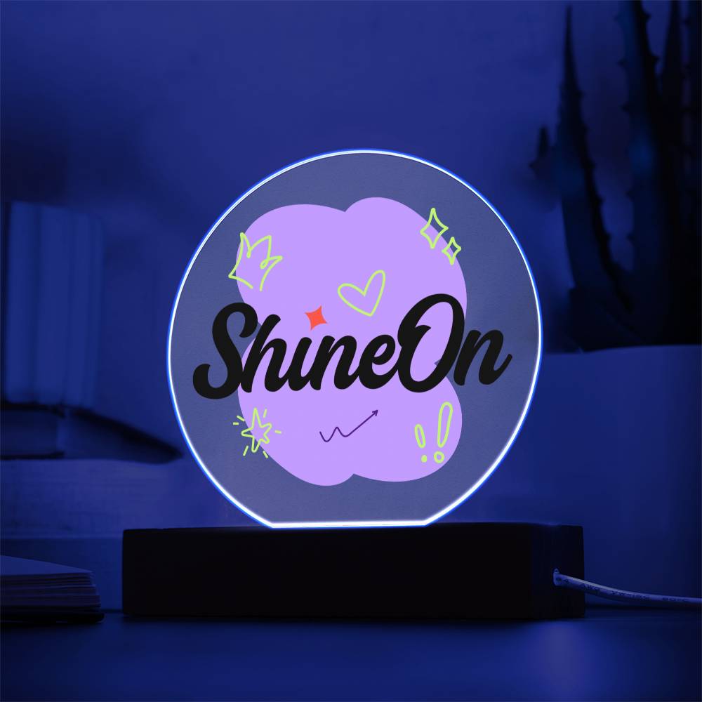 Testing Acrylic Circle Plaque 9/8/23