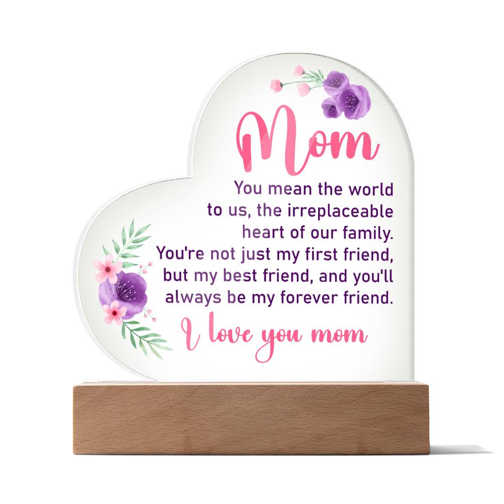 Testing Acrylic Heart Plaque 9/18/23