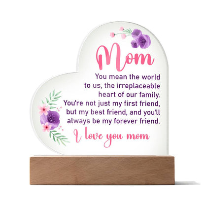 Testing Acrylic Heart Plaque 9/18/23