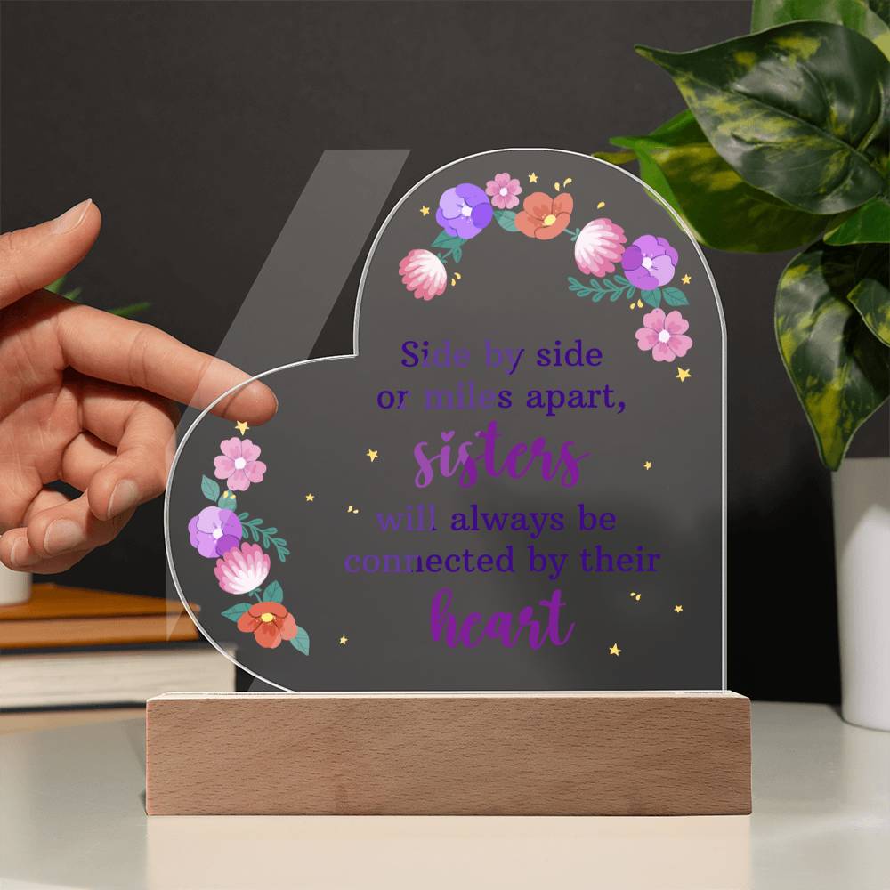 Testing Acrylic Heart Plaque 9/18/23