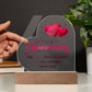 Testing Acrylic Heart Plaque 9/18/23