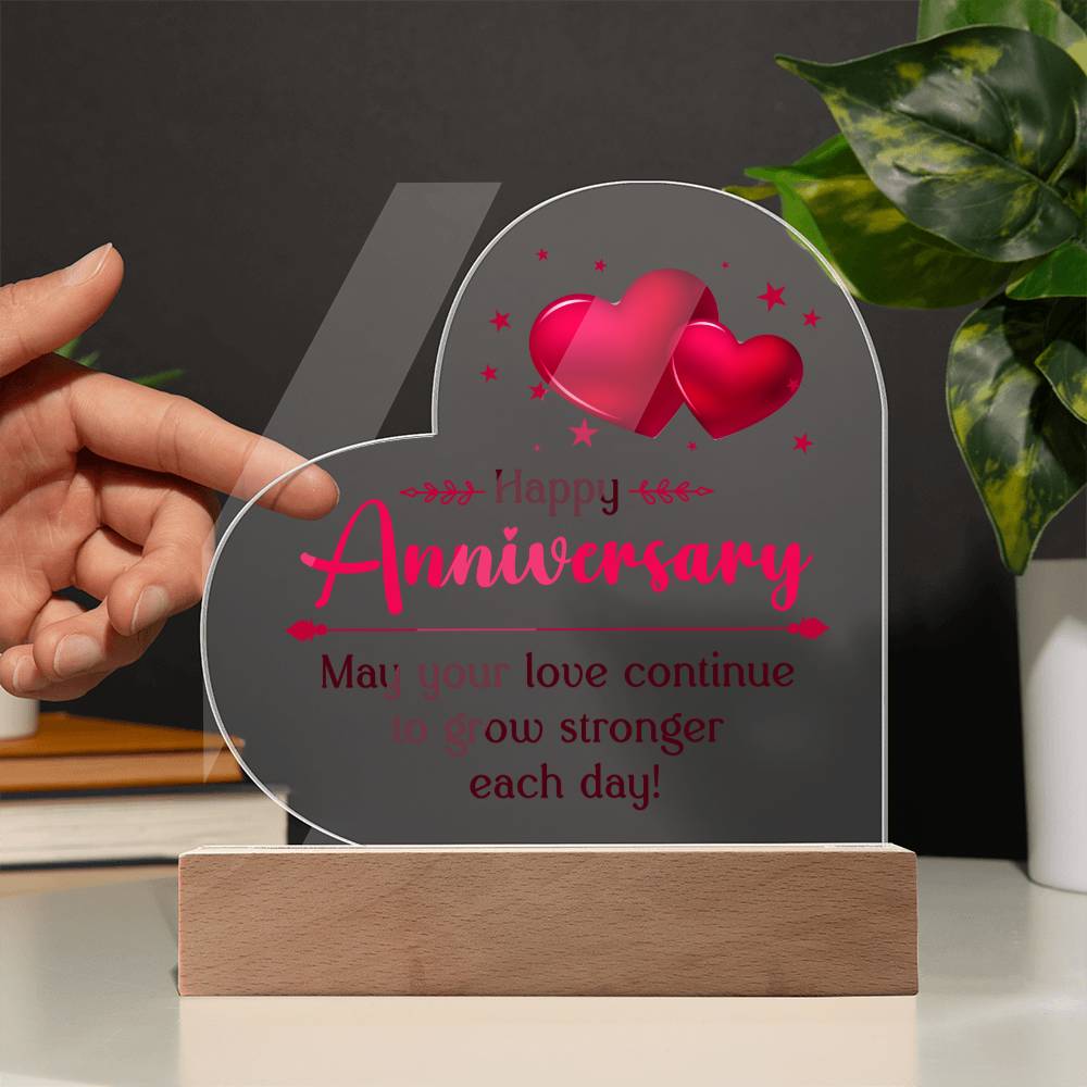 Testing Acrylic Heart Plaque 9/18/23