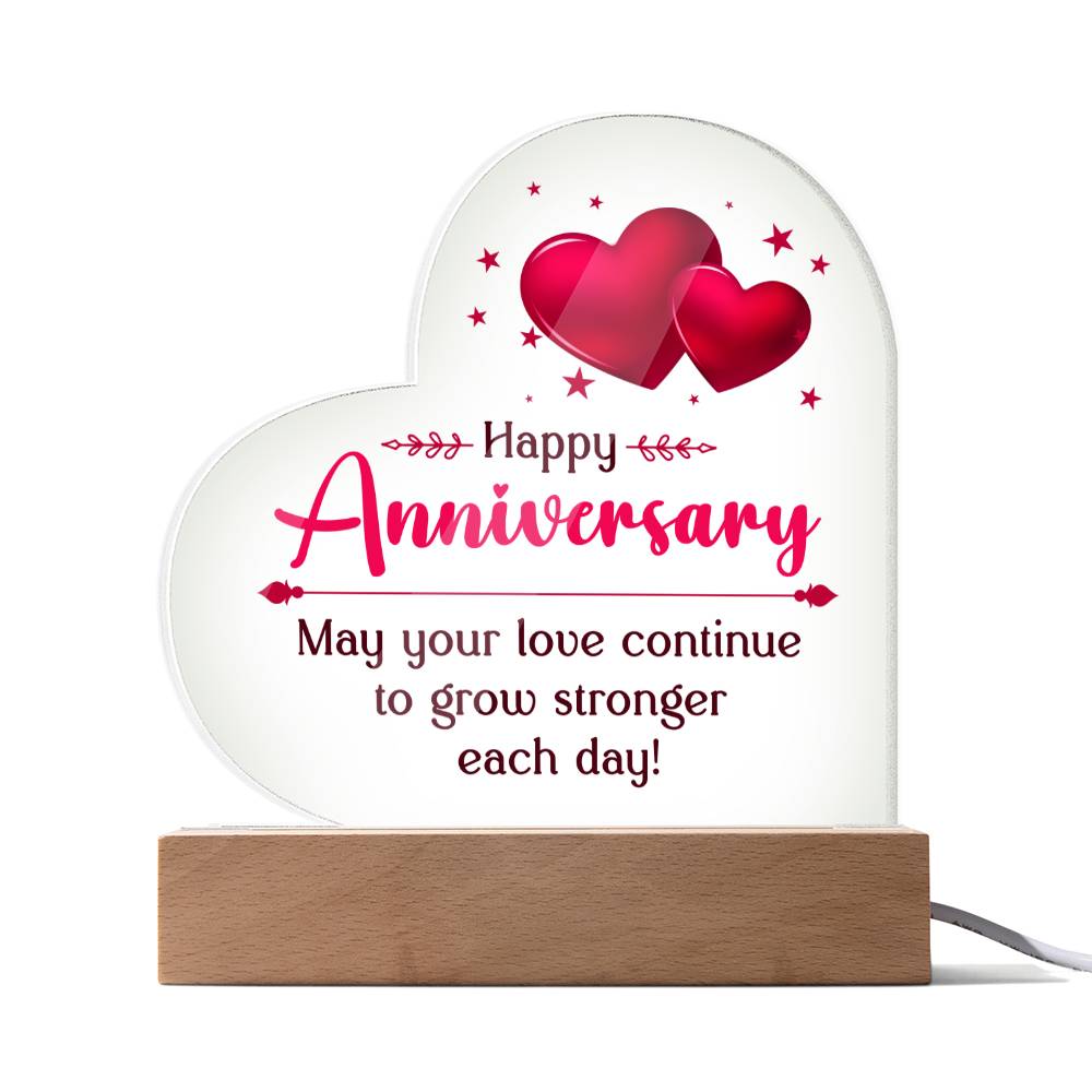 Testing Acrylic Heart Plaque 9/18/23