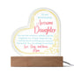 Testing Acrylic Heart Plaque 9/18/23