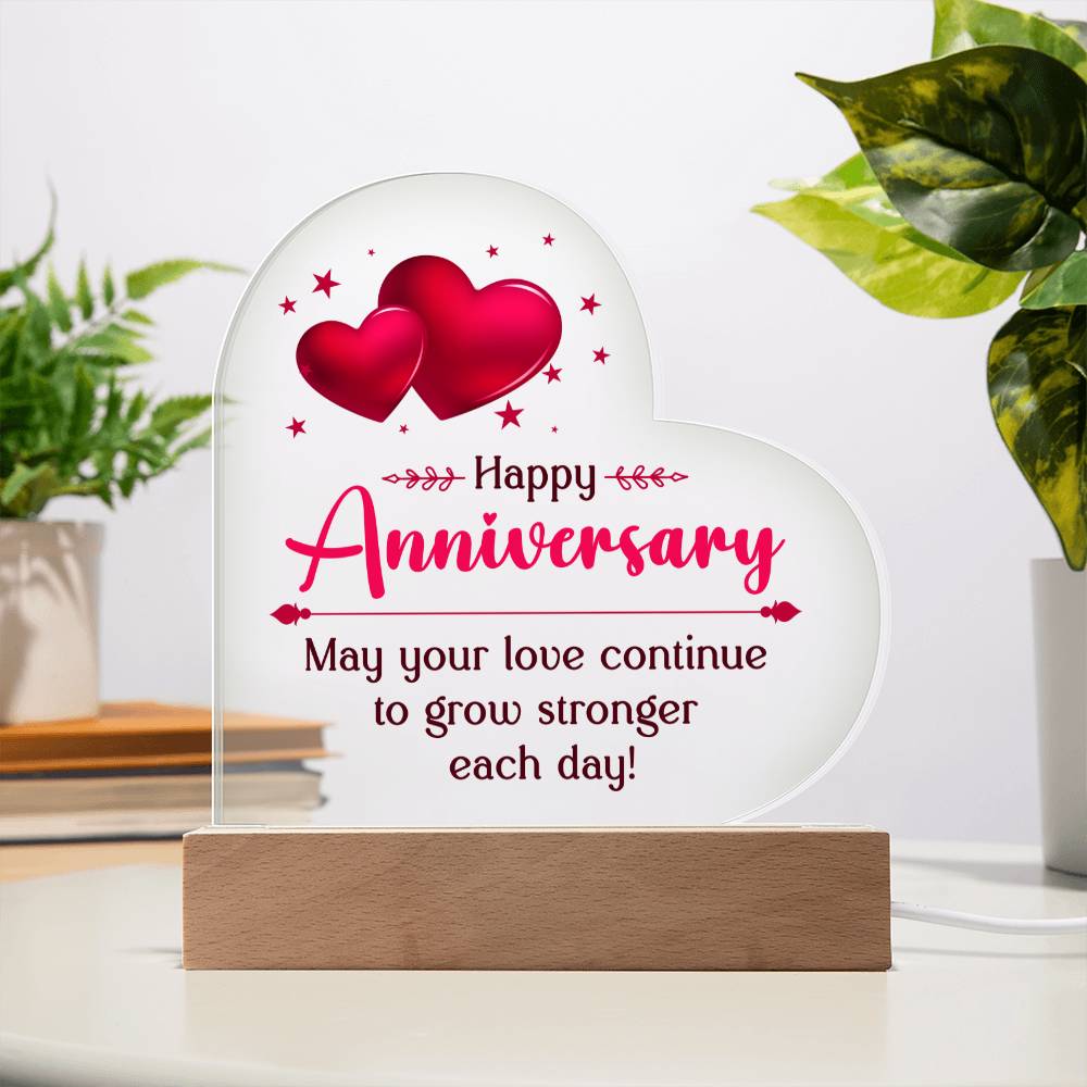 Testing acrylic heart anniversary 9.19.23