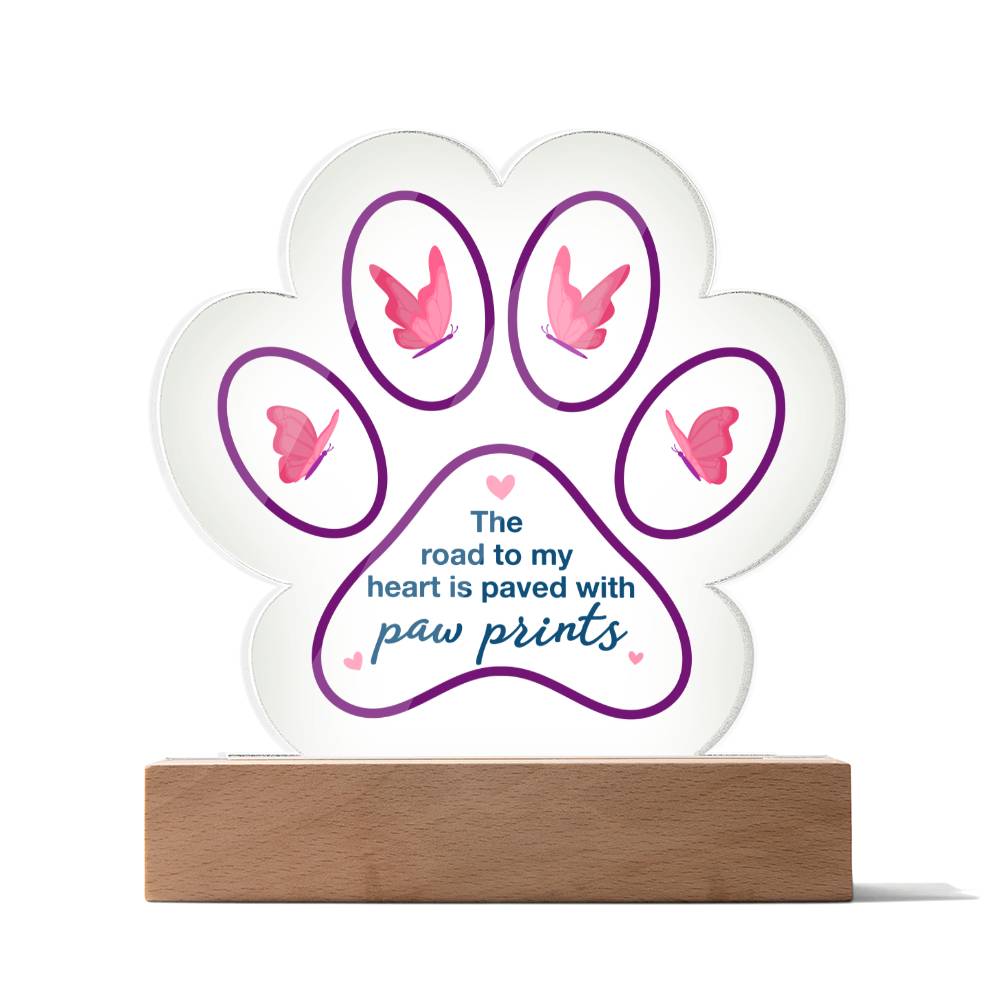 Testing Acrylic Paw Plaque 9/18/23