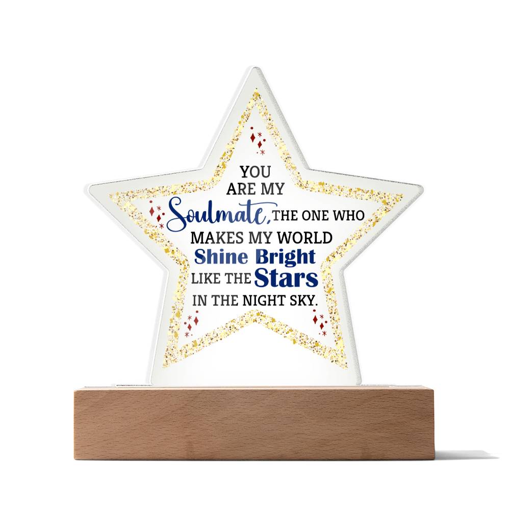 Testing Acrylic Star Plaque 9/18/23