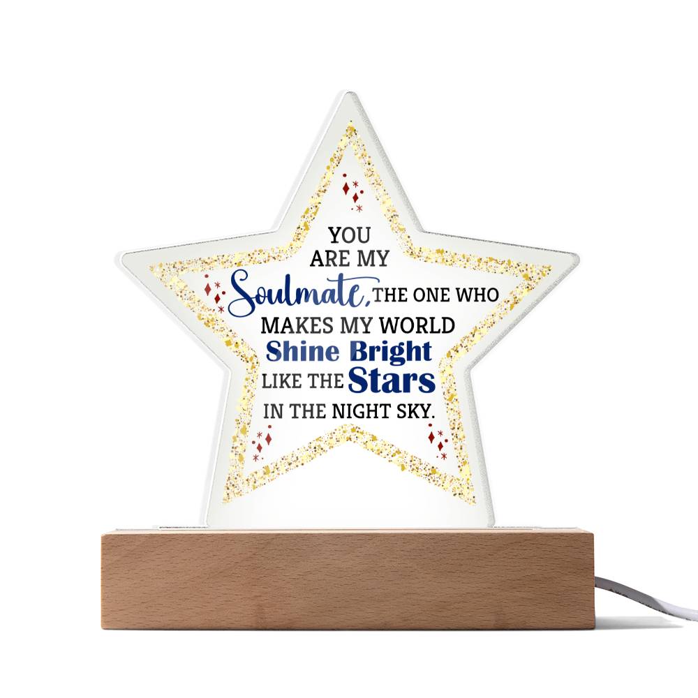 Testing Acrylic Star Plaque 9/18/23