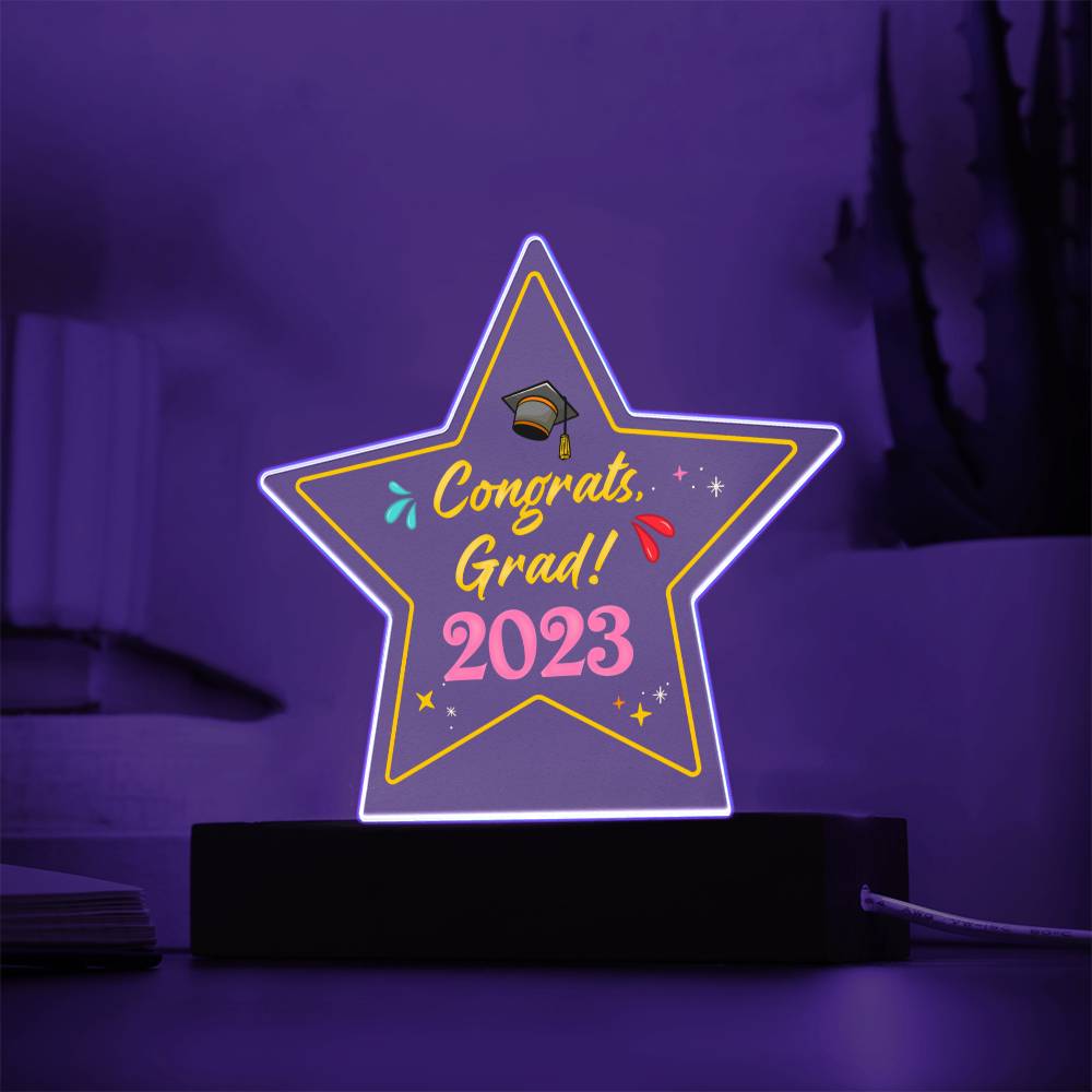 Testing Acrylic Star Plaque 9/14/23