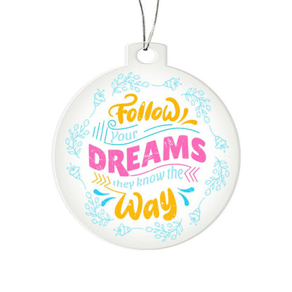 Testing Acrylic Ornament 10/9/23