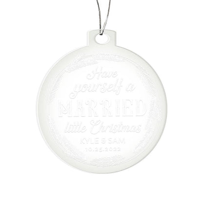 Testing Acrylic Ornament 10/9/23