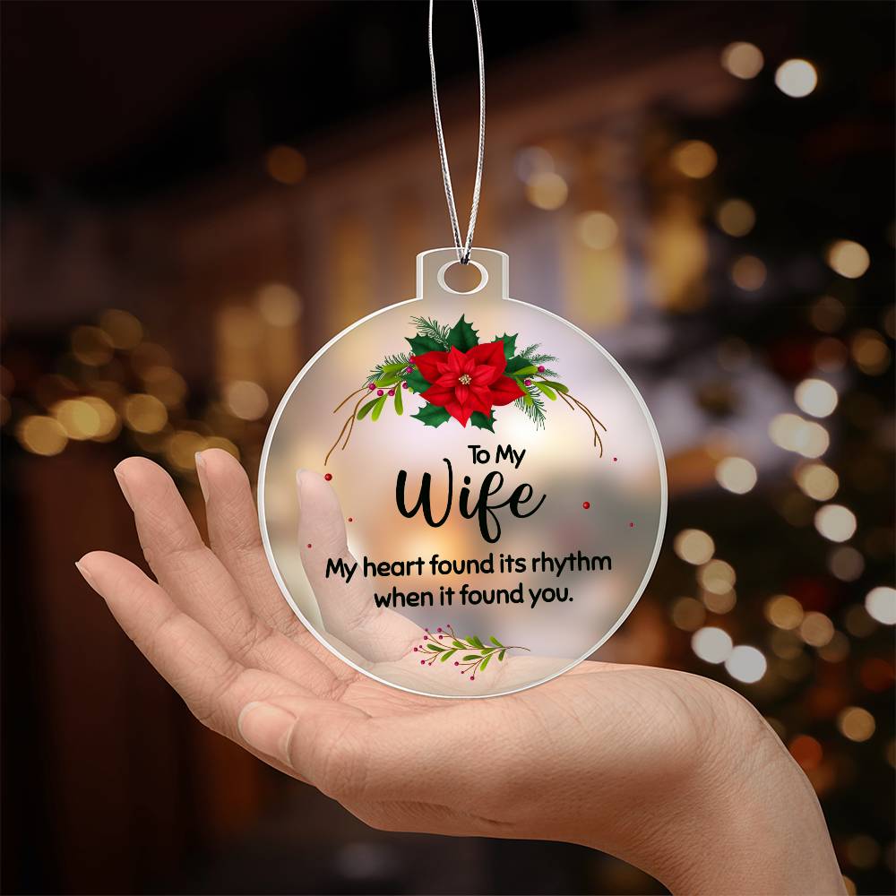 Testing Acrylic Ornament 10/9/23