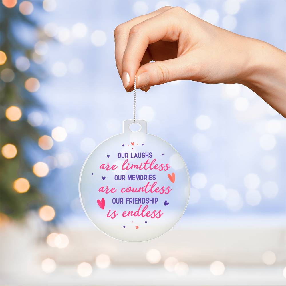 Testing Acrylic Ornament 10/9/23