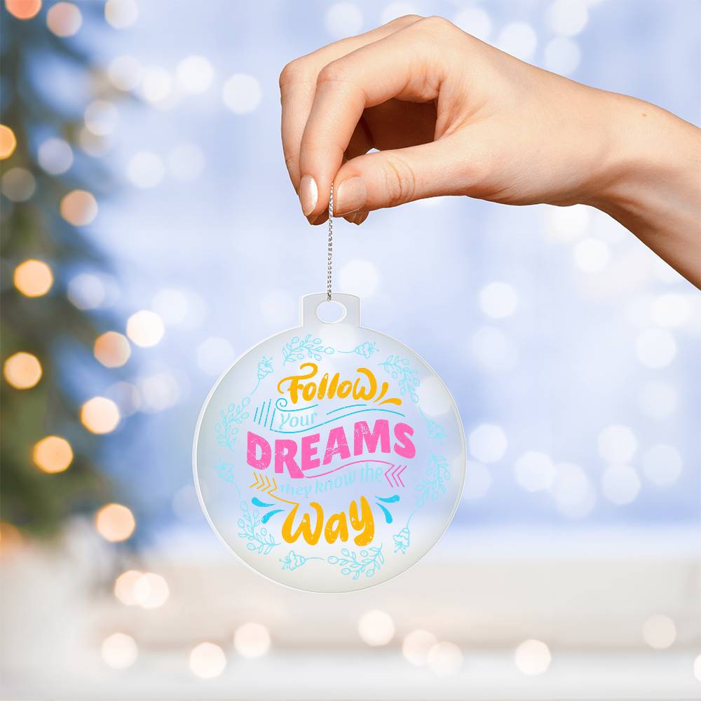 Testing Acrylic Ornament 10/9/23