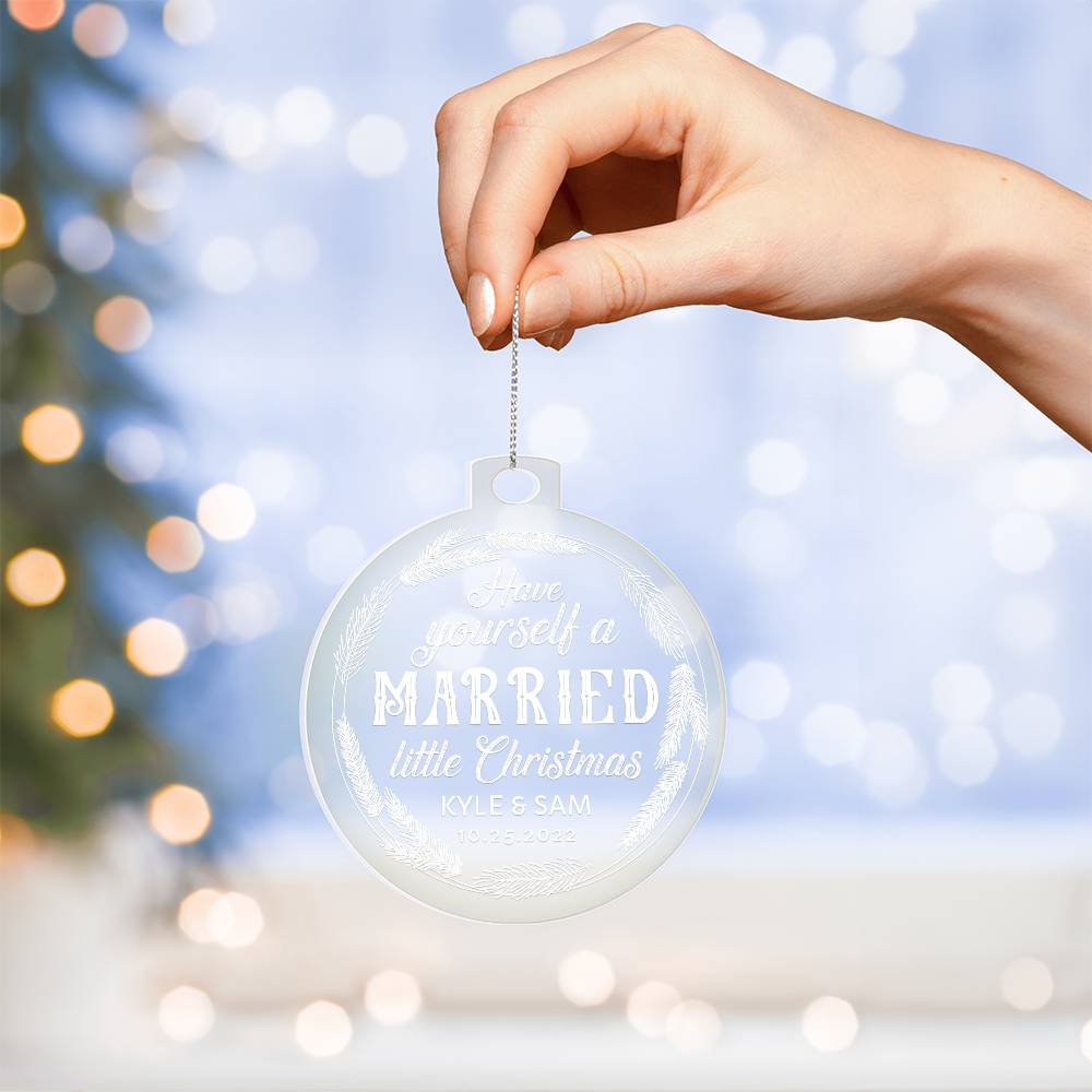 Testing Acrylic Ornament 10/9/23