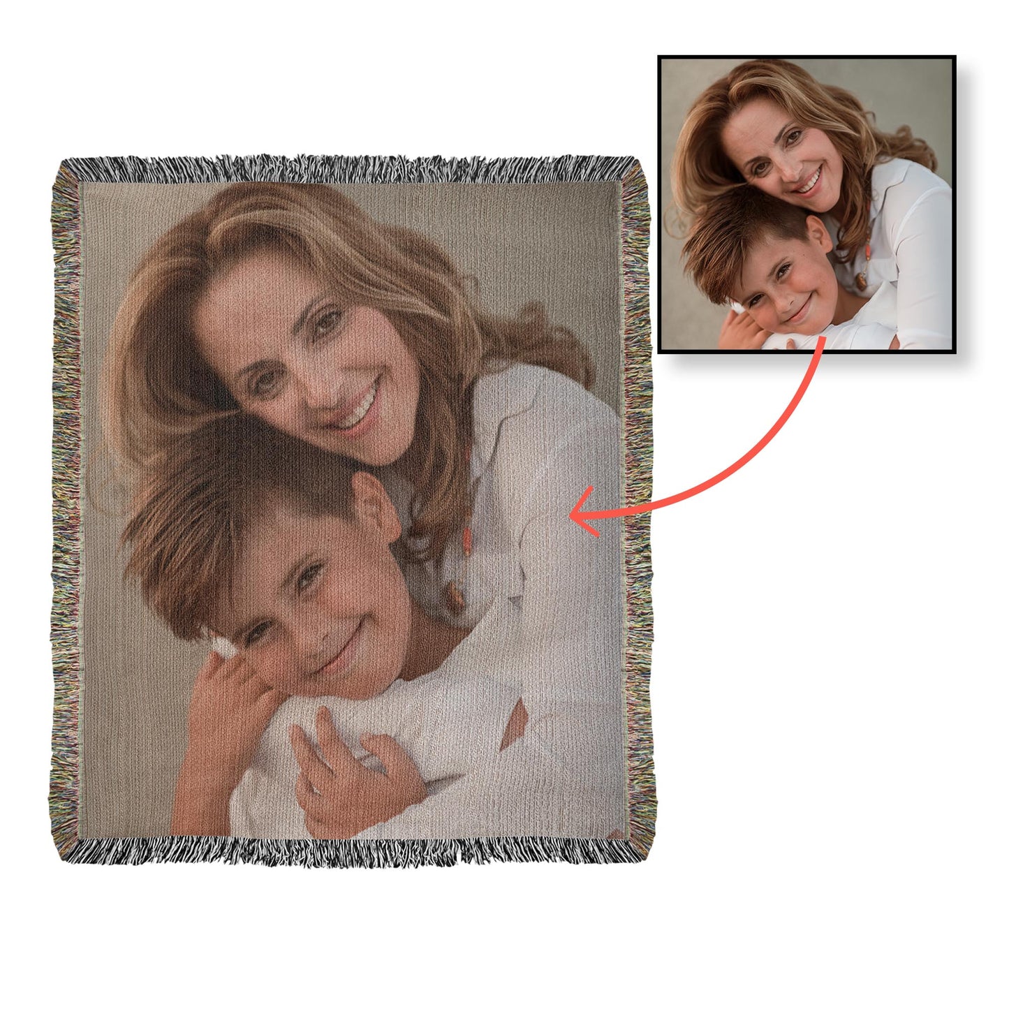 photo woven blanket test (V)