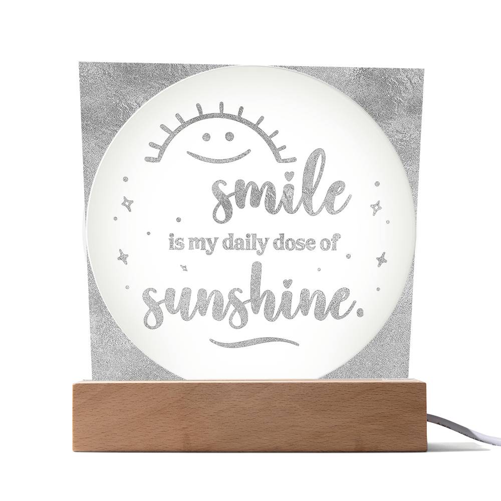 Engraved Acrylic Circle