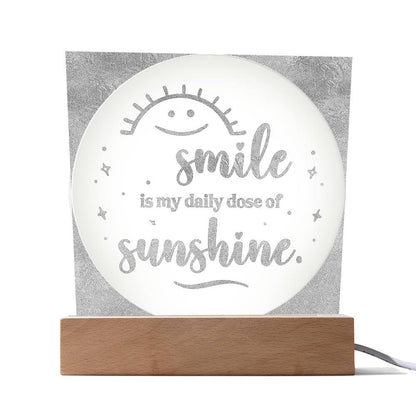Engraved Acrylic Circle