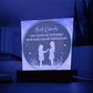 Testing Engraved Acrylic Circle - Best Friends