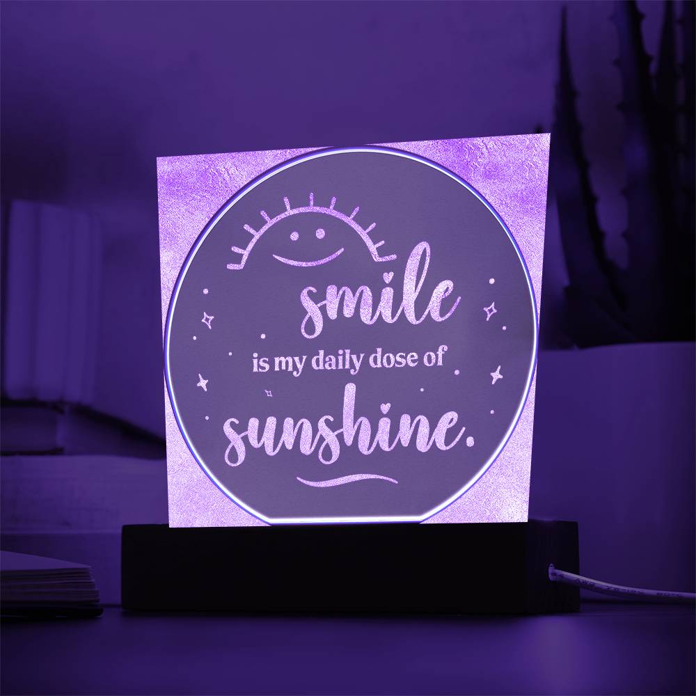 Engraved Acrylic Circle